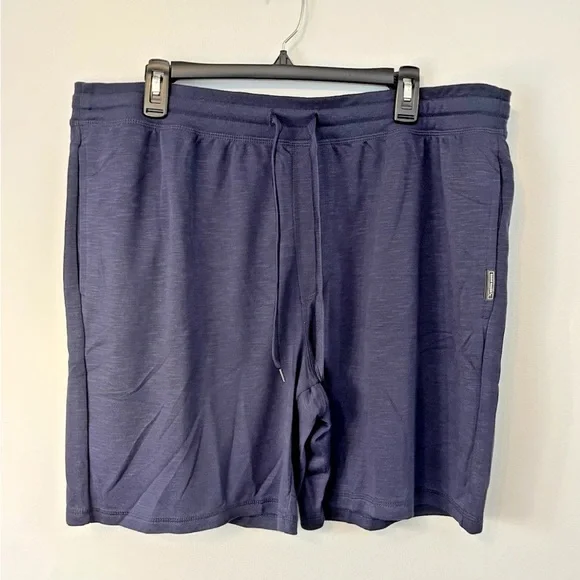 Eddie Bauer Athletic Blue Shorts with Relaxed Fit - Picture 2 of 8